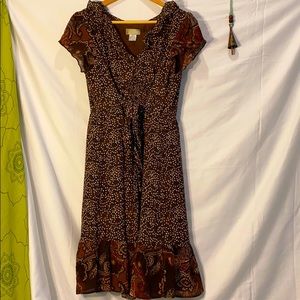 ‼️SALE‼️The Territory Ahead silk cottagecore dress